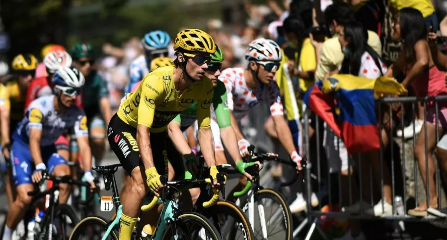 Primoz Roglic y pelotón del Tour de Francia, etapa 15 en vivo y en directo