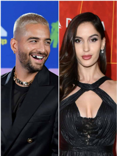 Fotomontaje de Maluma, Natalia Barulich y Neymar, a propósito de que molestan al cantante con la pareja por nuevo corte de pelo
