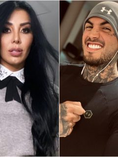 Fotomontaje de MArcela Reyes y Mateo Carvajal, a propósito de que ella confesó que se besaron