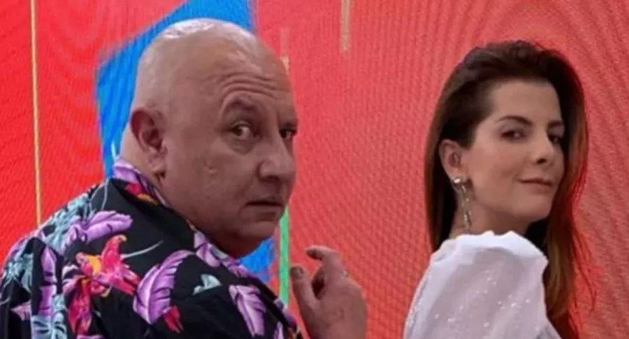 Rafael Uribe y Carolina Cruz, presentadora que lamentó la muerte del actor en redes sociales.
