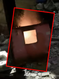 Imágenes de la casa que terminó incendiada después de una pelea en Riohacha (fotomontaje de Pulzo).
