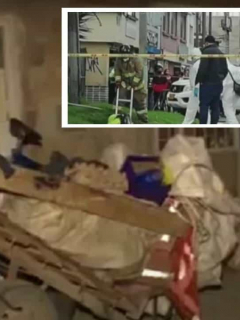 Imagen de la casa donde capturaron al jefe de la mujer desaparecida hace un mes