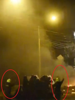 Imagen del video de Policía disparando contra civiles por el que piden renuncia de Mindefensa.