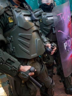 Policía en Bogotá se prepara para controlar las protestas por la muerte de Javier Ordóñez