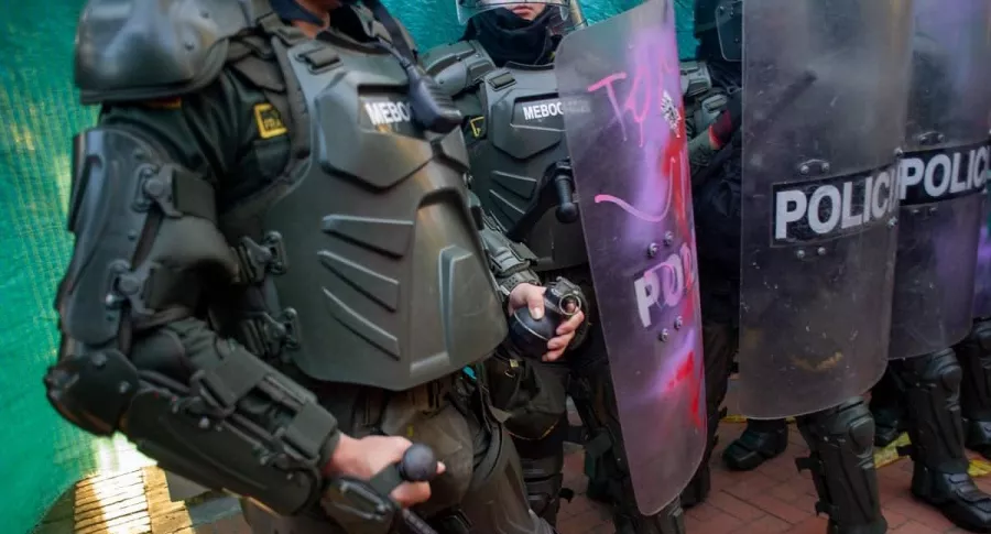 Policía en Bogotá se prepara para controlar las protestas por la muerte de Javier Ordóñez