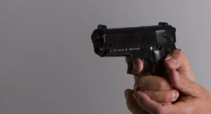 Imagen de una pistola, que ilustra el arma usada para asesinar a exjefe del cartel del norte del Valle, en Tuluá