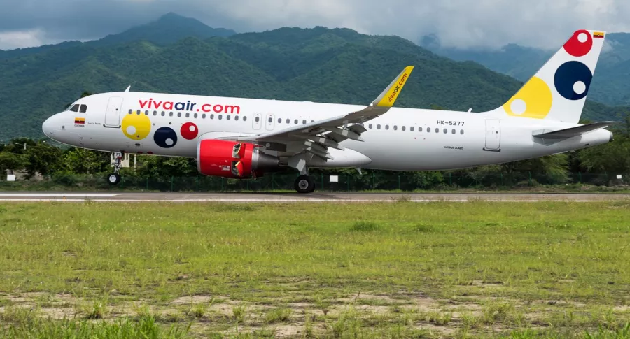 Imagen ilustrativa de Viva Air en Colombia.