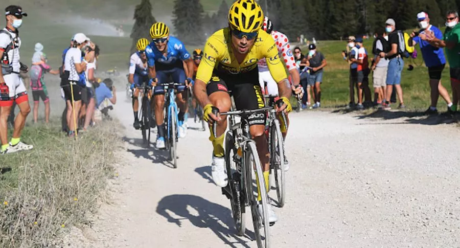 Primoz Roglic, líder del Tour de Francia.