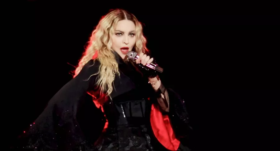 Madonna durante su gira 'Rebel Heart', que probablemente aparecerá en la película sobre su carrera musical.
