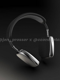 Render de los que serían los audífonos AirPods Studio de Apple