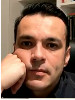 Juan Diego Alvira, que llamó innombrable al ex de su esposa, y Ana María Escobar, mujer de Alvira.