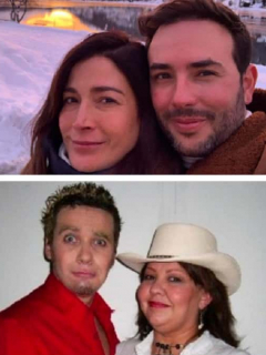 Miguel Varoni y Catherine Siachoque, Sebastián Martínez y Kathy Sáenz, y ‘Polilla’ y ‘La gorda’ Fabiola, algunas de las parejas de famosos colombianos que se conocieron en televisión.