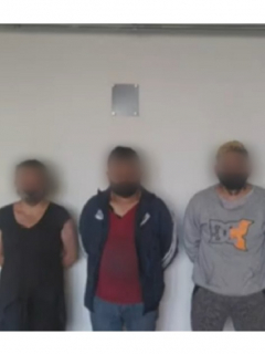 Imagen de la captura de la banda señalada de torturar y explotar a niñas, en Bogotá