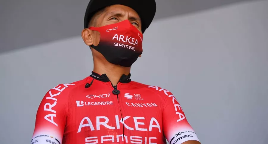 Nairo Quintana en el Tour de Francia, a quien autoridades francesas le allanaron su habitación