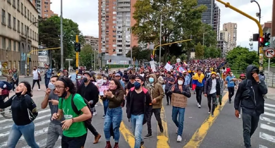 Marchas en Bogotá del 21 de septiembre