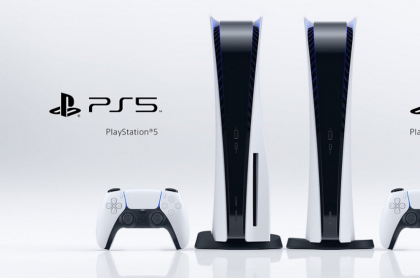 Foto de la nueva consola PlayStation 5.