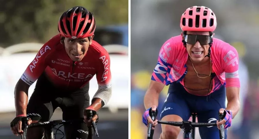 Nairo Quintana y Rigoberto Urán en el Tour de Francia, que defiende a su compatriota de las sospechas de dopaje contra él