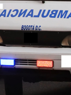 Imagen de ambulancia, que ilustra la de los paramédicos que habrían dejado en la calle a hombre que murió