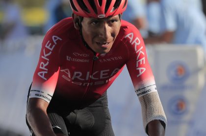 Nairo Quintana en el Tour de Francia, quien se refirió sobre la investigación por sospechas de dopaje contra él.