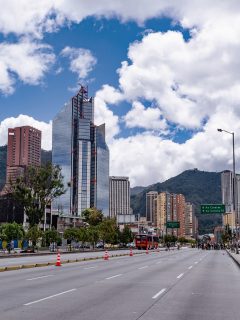 Imagen de Bogotá, a propósito de la 'nueva realidad', en la capital.
