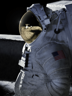 Imagen ilustrativa de cuando los próximos astronautas lleguen a la Luna en 2024, lo que le costará 16 mil millones de dólares a la Nasa