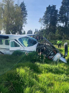 La avioneta de matrícula HK4669G había sido capturada en Honduras transportando droga en el año 2010.