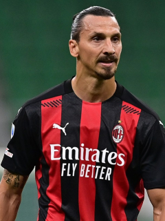 Zlatan Ibrahimovic en el último partido que jugó antes de contagiarse con coronavirus