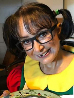 María Antonieta de las Nieves, 'la Chilindrina', en una foto que subió a Facebook días antes de revelar cuánto ganaba por actuar en 'El Chavo del 8'.