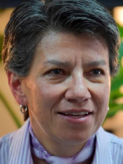 Imagen de Claudia López, quien fue criticada por Diego Molano y el Gobierno tras la confesión del Eln