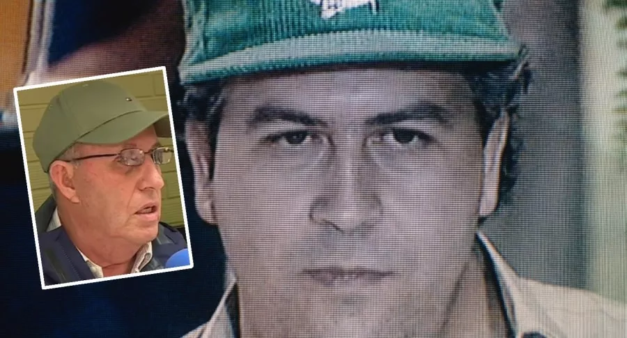 Roberto Escobar, hermano de Pablo Escobar que desmintió que haya aparecido otra caleta del narco, y el exjefe del Cartel de Medellín 