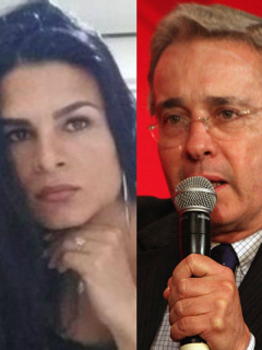 Juan Manuel Santos, Juliana Giraldo y Álvaro Uribe