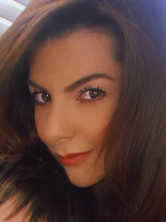 Selfi de Carolina Cruz, presentadora que confirmó en 'Día a día' que está embarazada de Lincoln Palomeque.