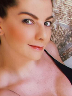 Selfi de Carolia Cruz en Instagram, donde mostró su primera foto embarazada de Salvador, su otro hijo con Lincoln Palomeque.