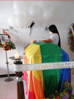 El velorio de Juliana Giraldo, muerta por disparo de un soldado, se llevó a cabo en Jamundí