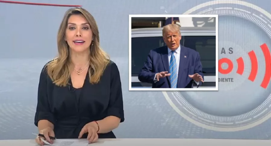 Mónica Rodríguez: la presentadora comparó el caso de impuestos de Trump con los colombianos y la Dian. 