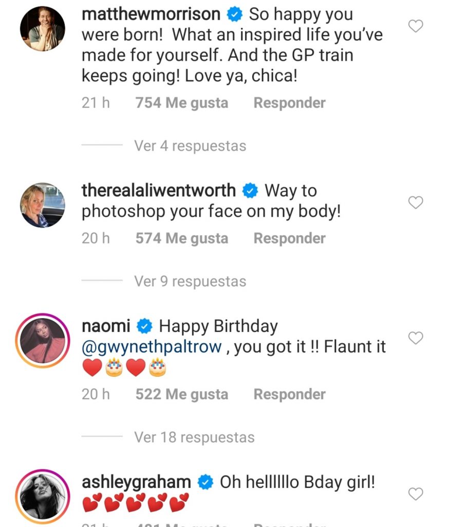 Instagram @gwynethpaltrow