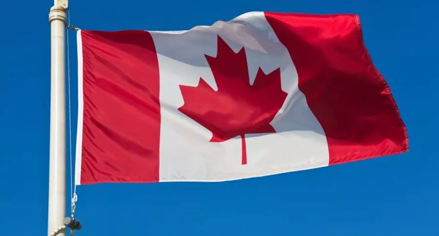 Imagen ilustrativa de la bandera de Canadá.