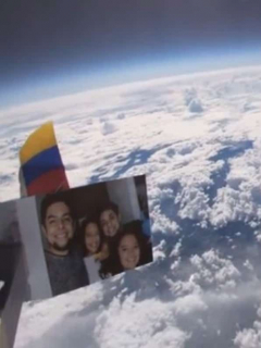 Imágenes de la Tierra tomadas desde la atmósfera por colombiano