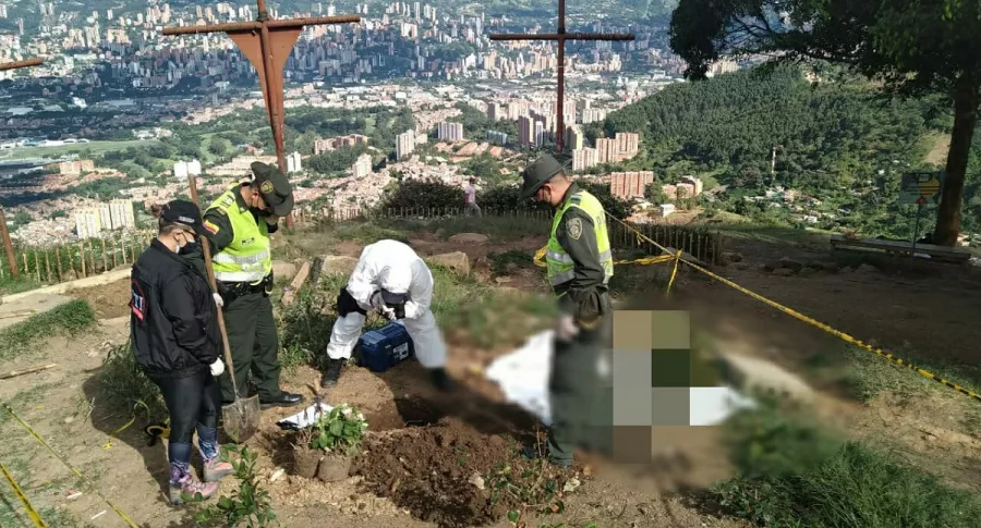 Exhumación de 43 gatos en Cerro de las Tres Cruces, Medellín