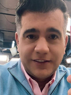 Selfi de Carlos Calero, quien bailó 'El pirulino' de 'Pedro, el escamoso' en 'Día a día'.