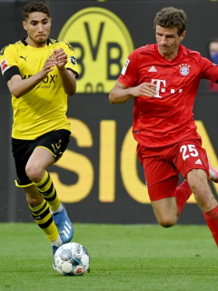 Imagen de referencia de Bayern Múnich y Borussia Dortmund, rivales en la Supercopa de Alemania