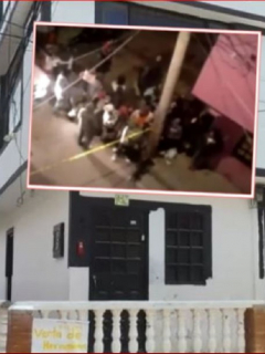Lugar en donde mataron a 3 personas, y Policía dice que es por disputa entre bandas de Venezuela