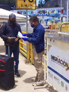 Controles en el Puente Internacional Rumichaca. ¿Hasta cuándo estarán cerradas las fronteras en Colombia?
