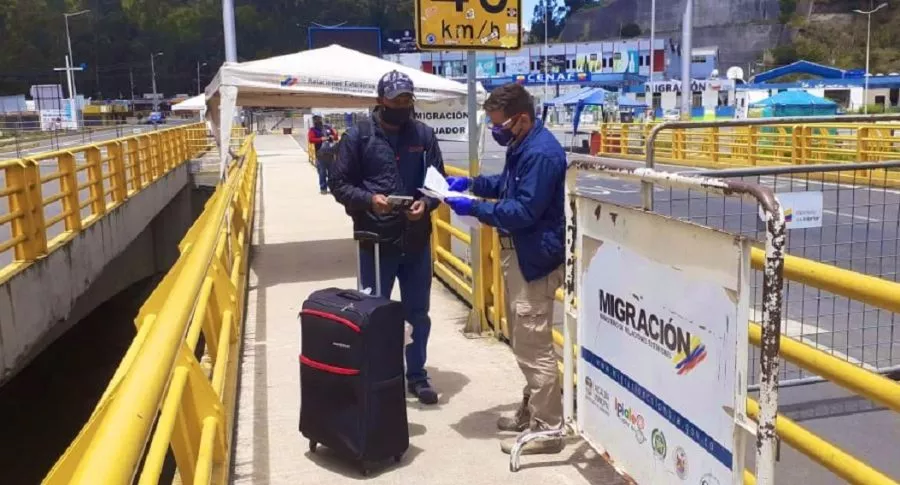 Controles en el Puente Internacional Rumichaca. ¿Hasta cuándo estarán cerradas las fronteras en Colombia?