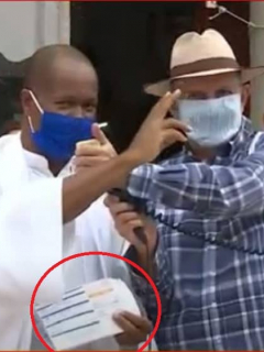 Sacerdote Roberto Rodríguez, que da sermón a Electricaribe por facturas de energía