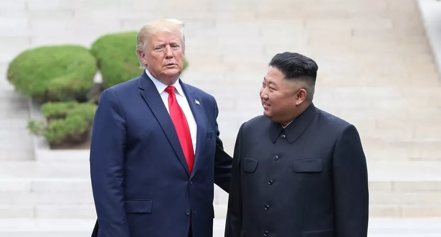 Donald Trump y Kim Jong-un, durante una de sus reuniones.