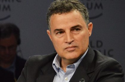Aníbal Gaviria, gobernador suspendido de Antioquia al que Fiscalía negó la libertad, en el Foro Económico Mundial sobre América Latina en 2015.