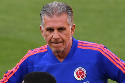 Mateus Uribe, baja para la Selección Colombia dirigida por Carlos Queiroz. Imagen de referencia del entrenador.