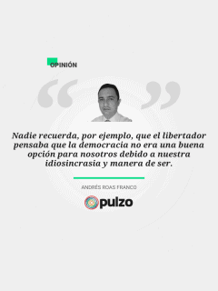 Frase destacada de columna sobre libro de vida de Manuelita Sáenz