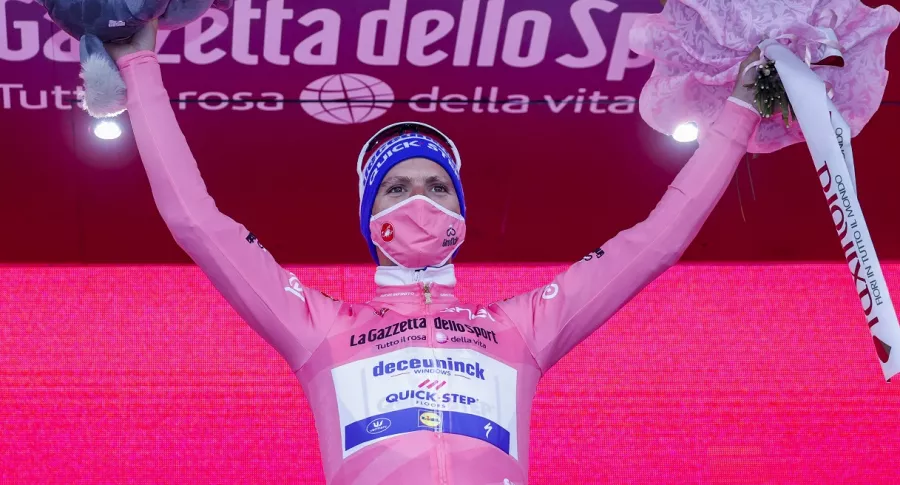 Joao Almeida, líder del Giro de Italia, clasificación general